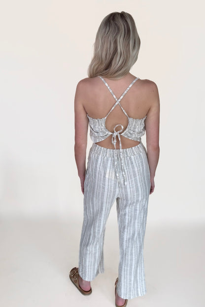 Rylie Stripe Jumpsuit
