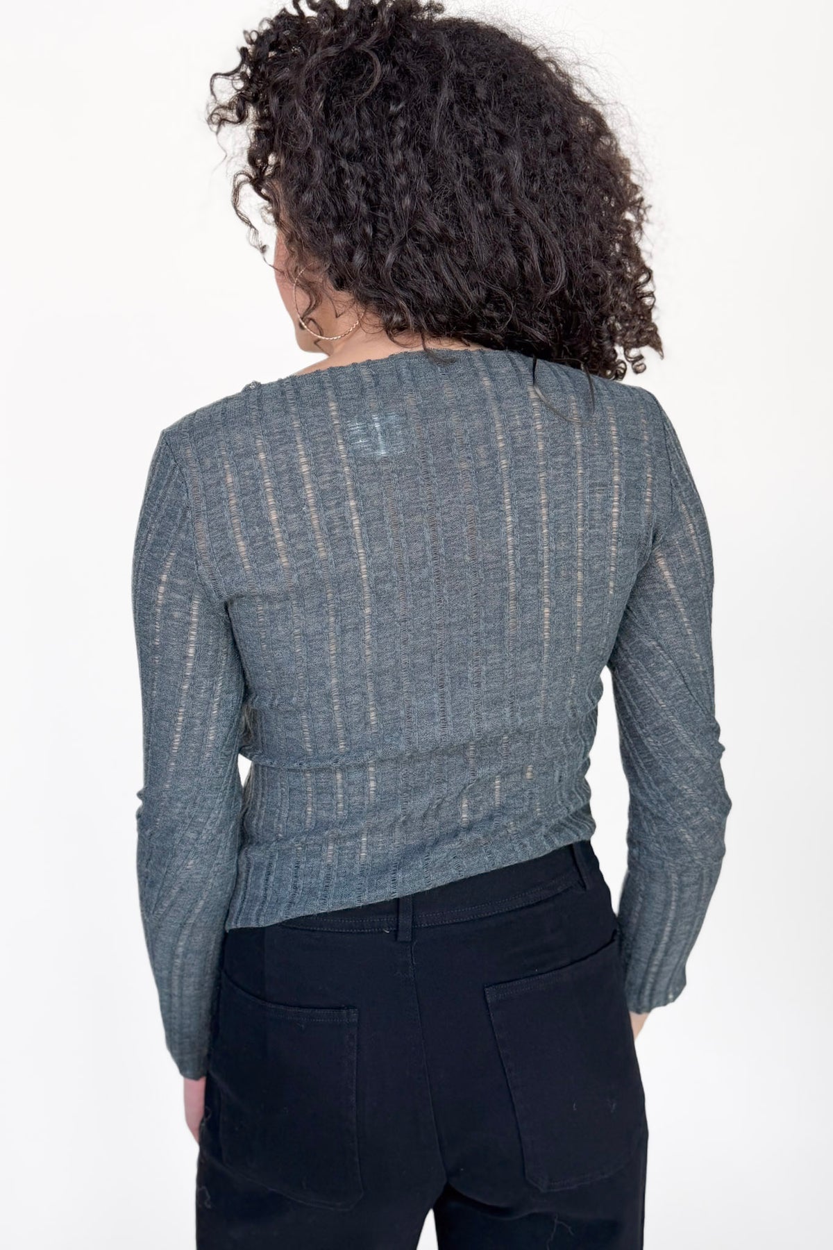 Rian Textured Knit Top