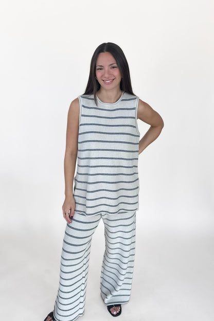 Allison Striped Knit Top