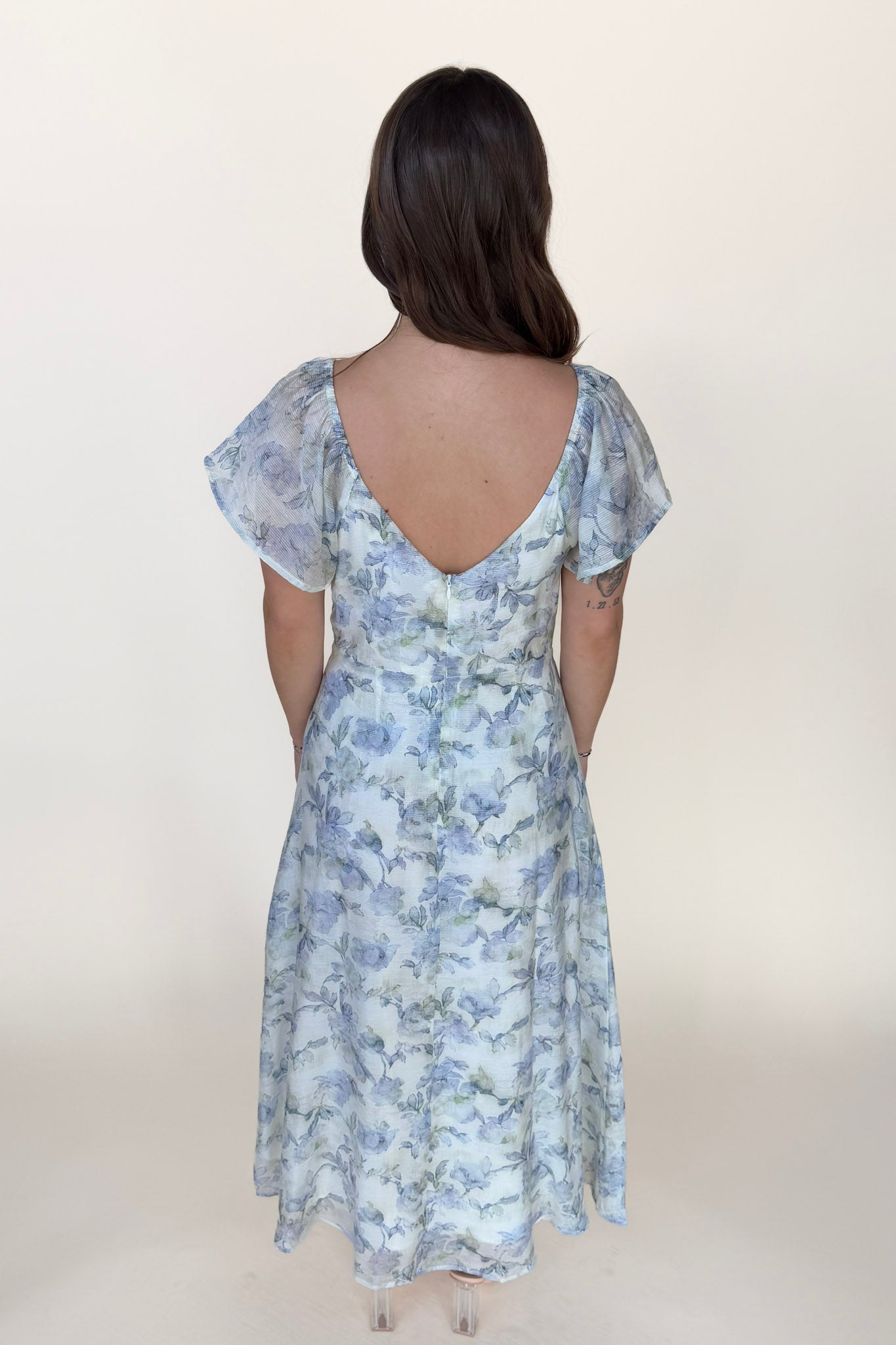 Rowan Floral Midi Dress