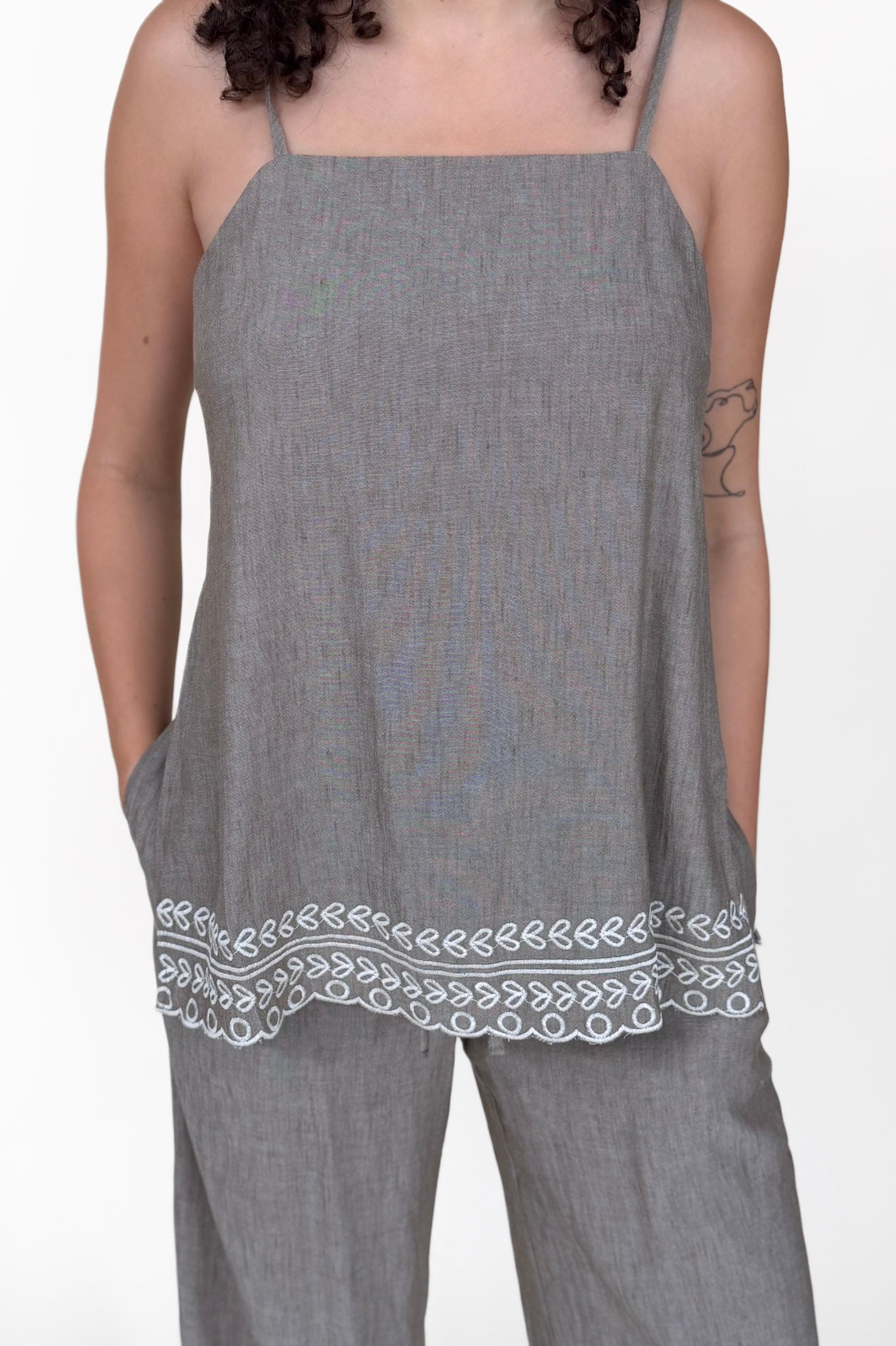 Sloane Embroidered Tank