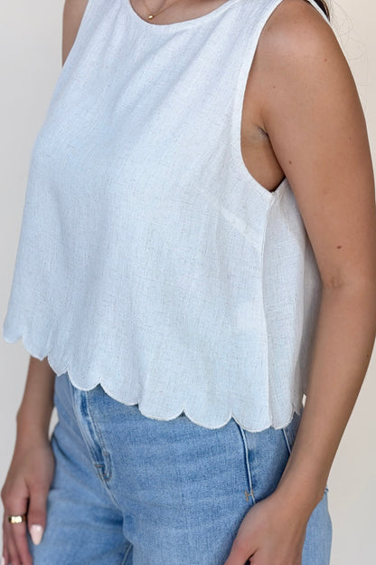 Sadie Linen Blend Tank