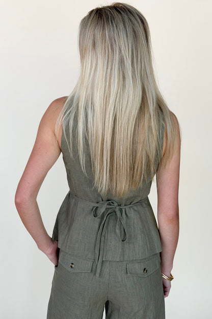 Brady Olive Top