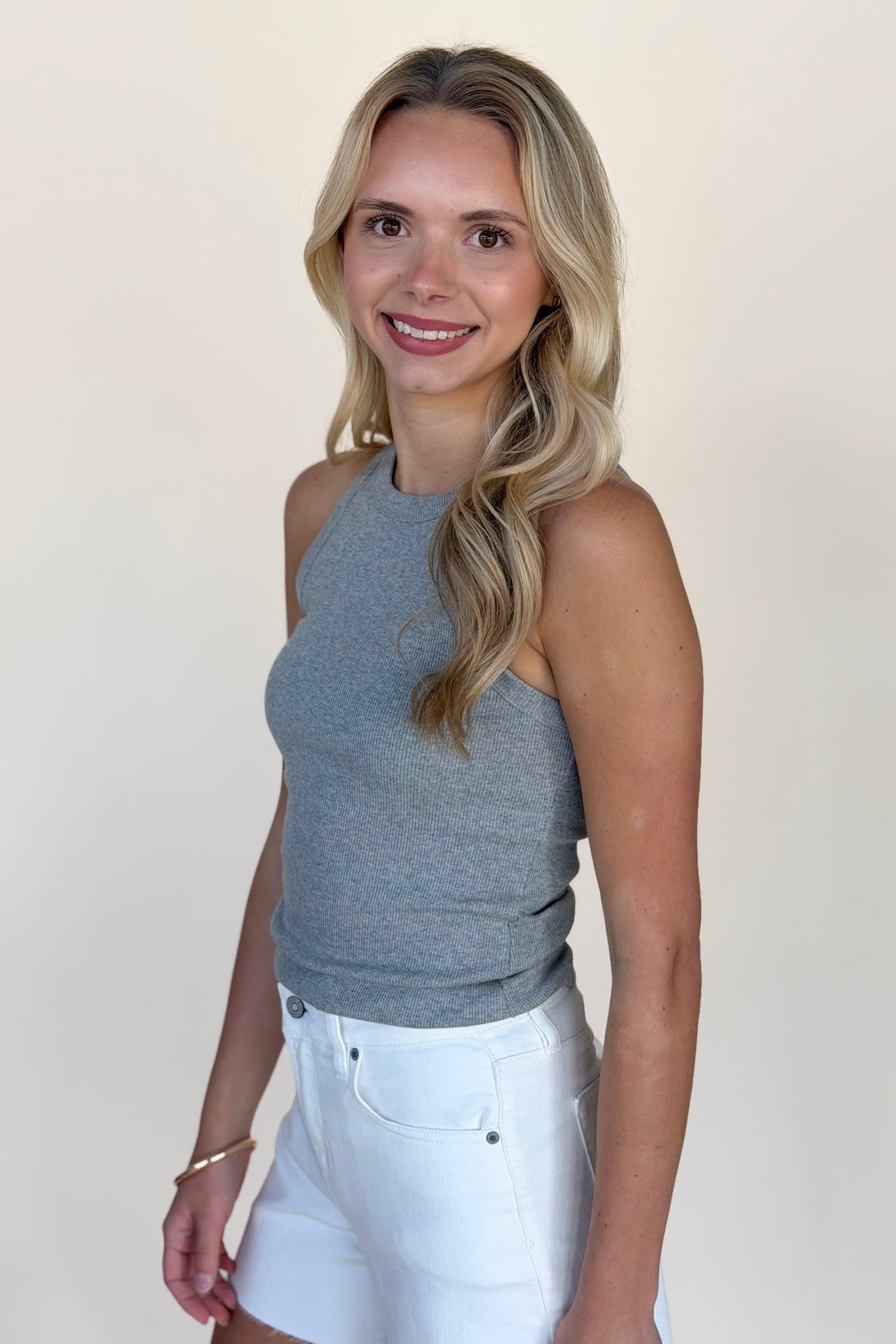 Stella Ribbed Tank - more colors available