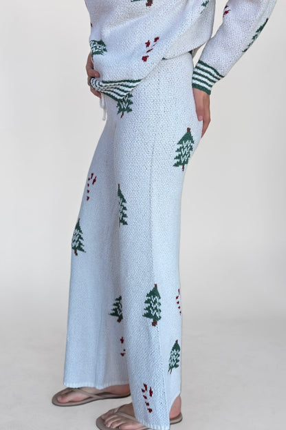 Christmas Tree Wide Leg Pant