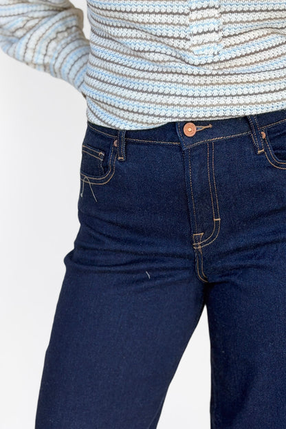 Hidden Wide Cuff Denim