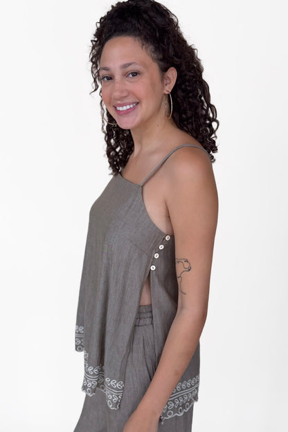 Sloane Embroidered Tank