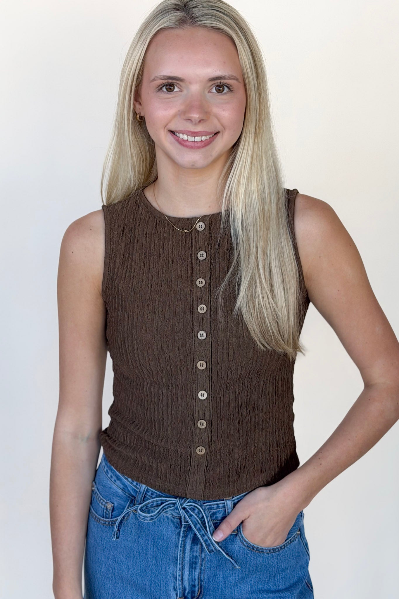 Cameron Sleeveless Knit Top - more colors available