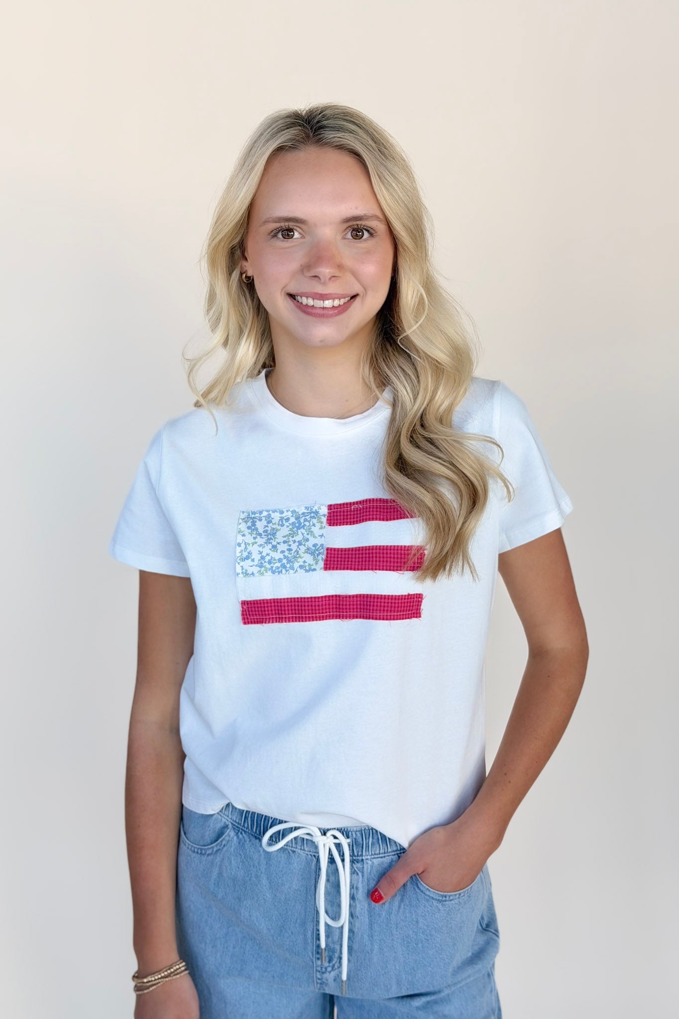 Grace American Flag Top
