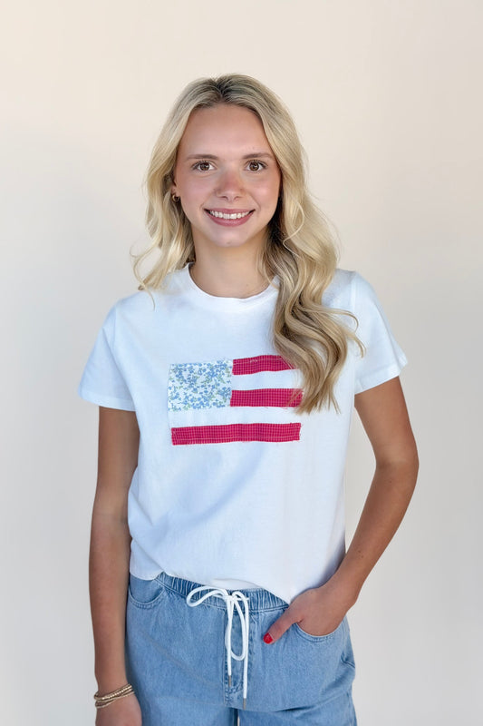 Grace American Flag Top