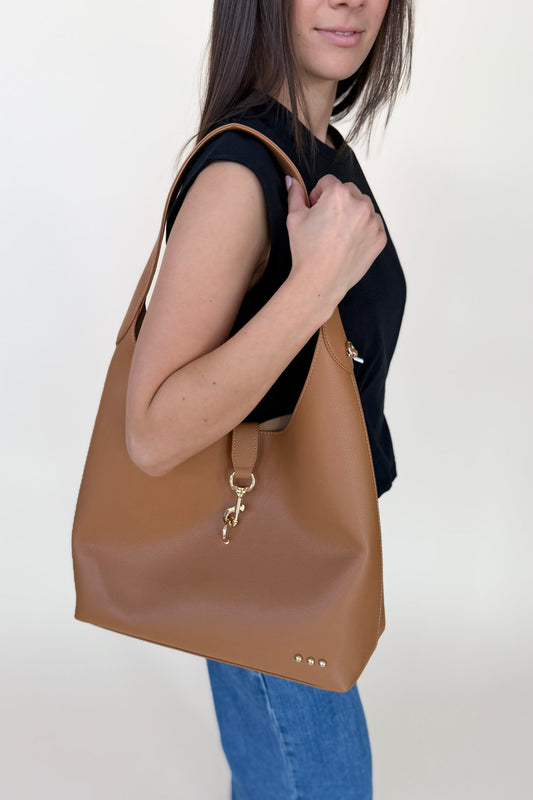 Haddie Hobo Vegan Leather Tote