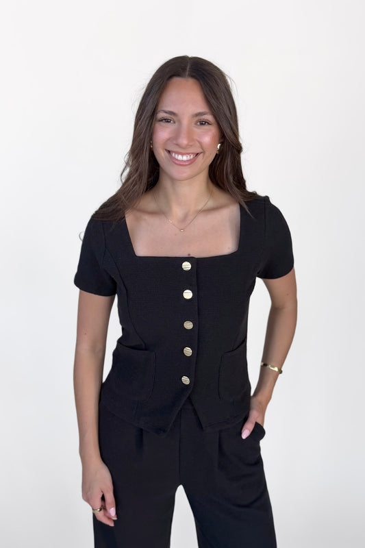 Caroline Button Down Top