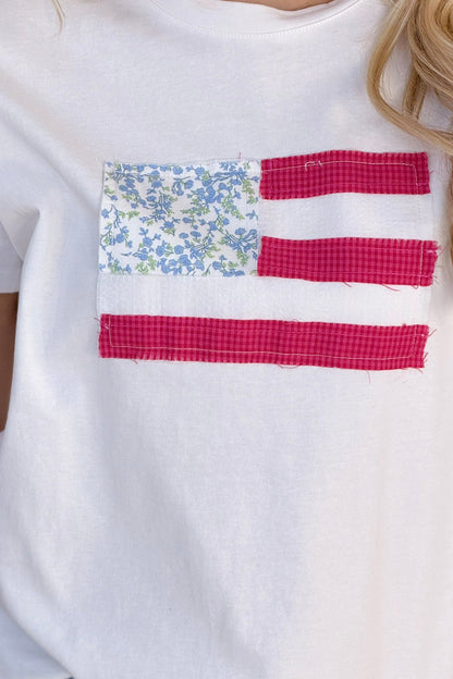 Grace American Flag Top