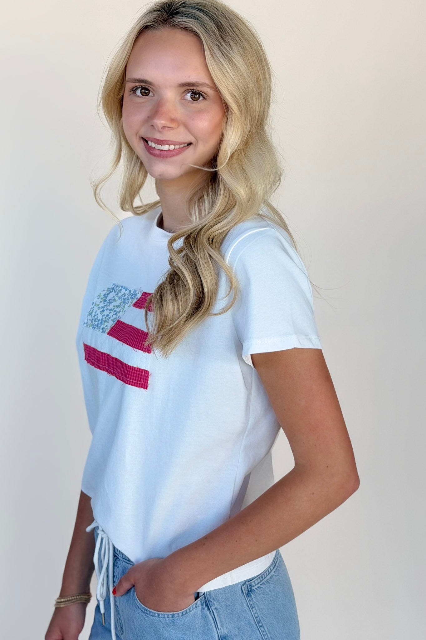 Grace American Flag Top