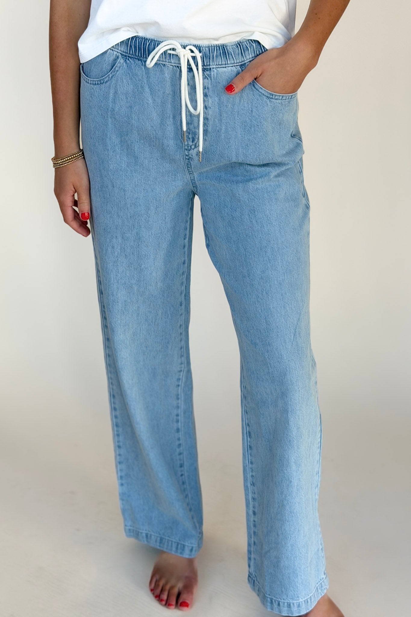 Livvy Wide Leg Denim Pant