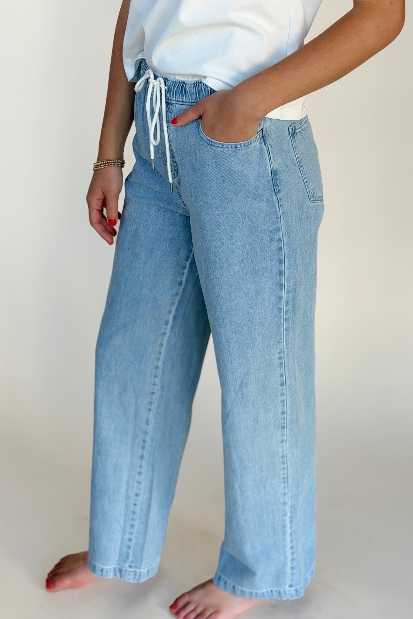 Livvy Wide Leg Denim Pant