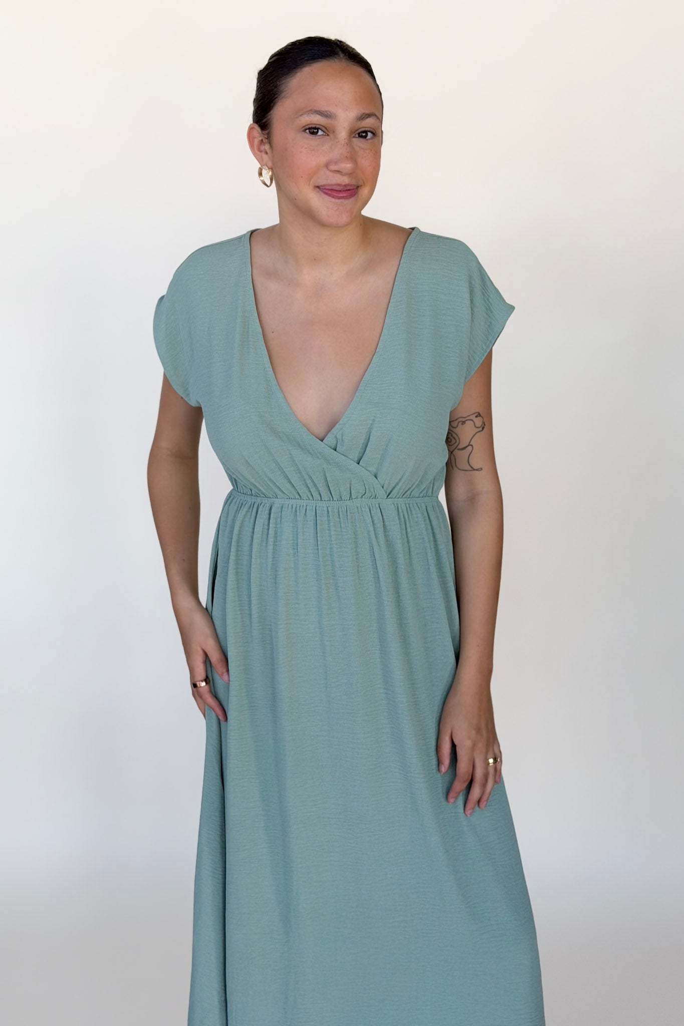 Leah Woven Dress