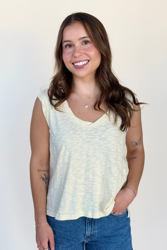 Capri Sleeveless Knit Top