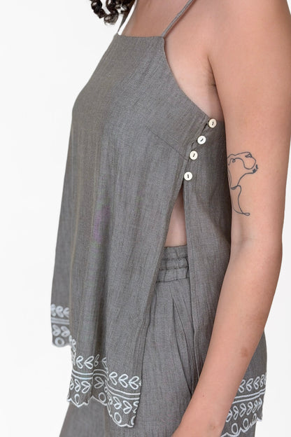 Sloane Embroidered Tank
