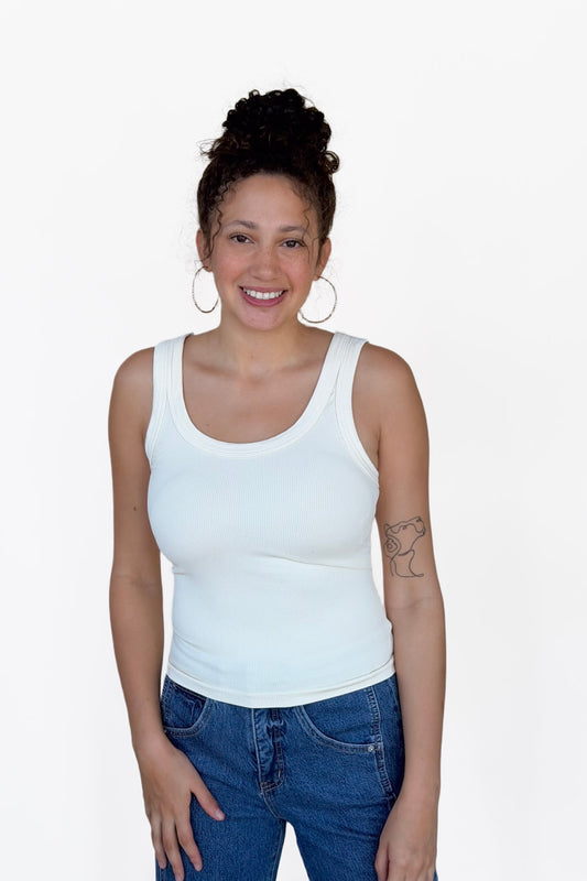 Reversible Ribbed Tank - more colors available