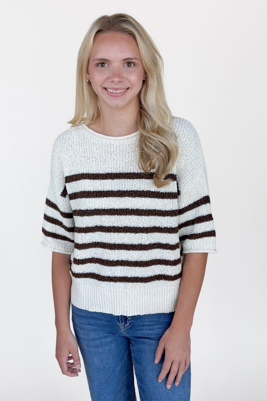 Ashlie Striped Sweater