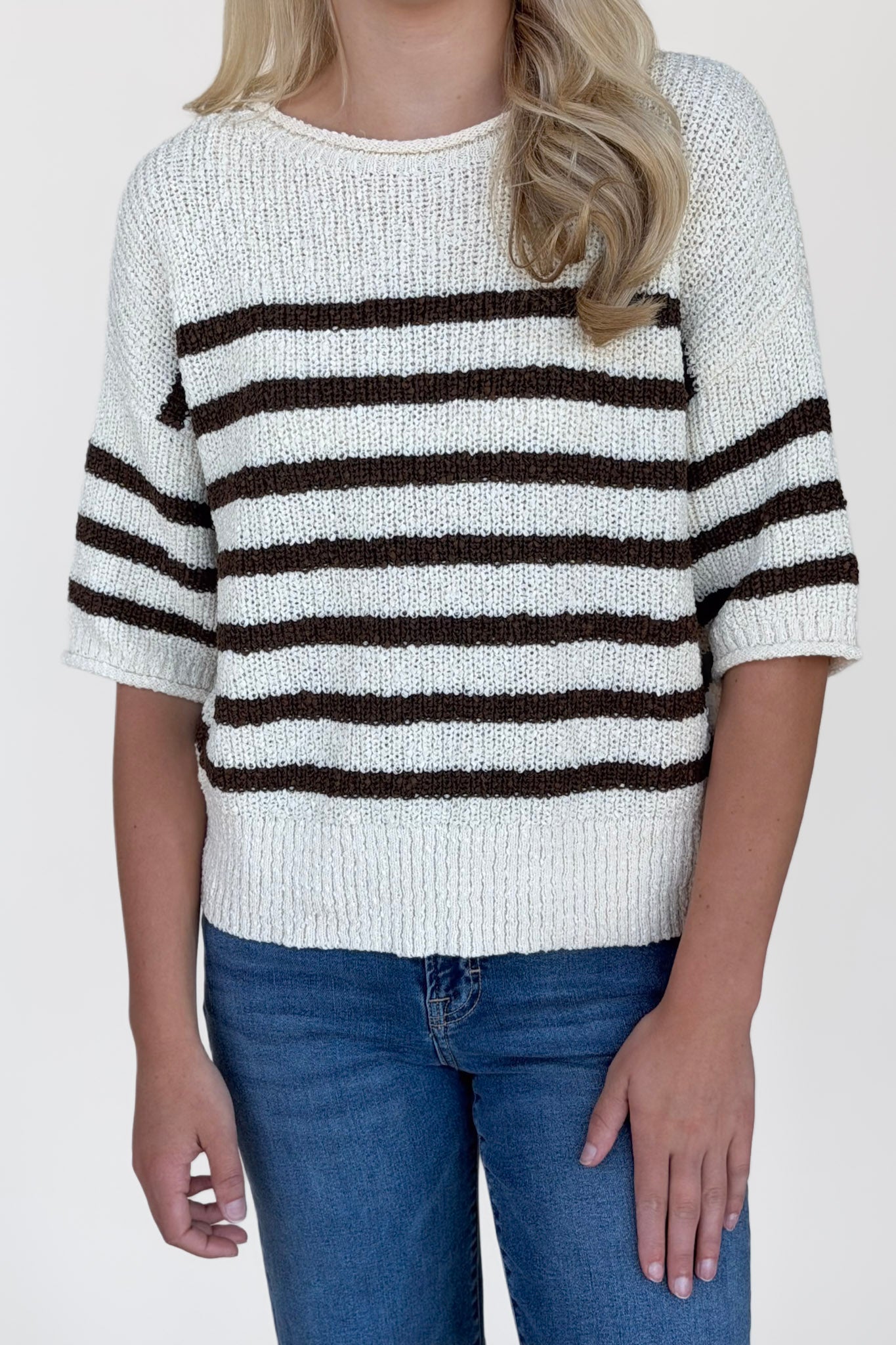 Ashlie Striped Sweater