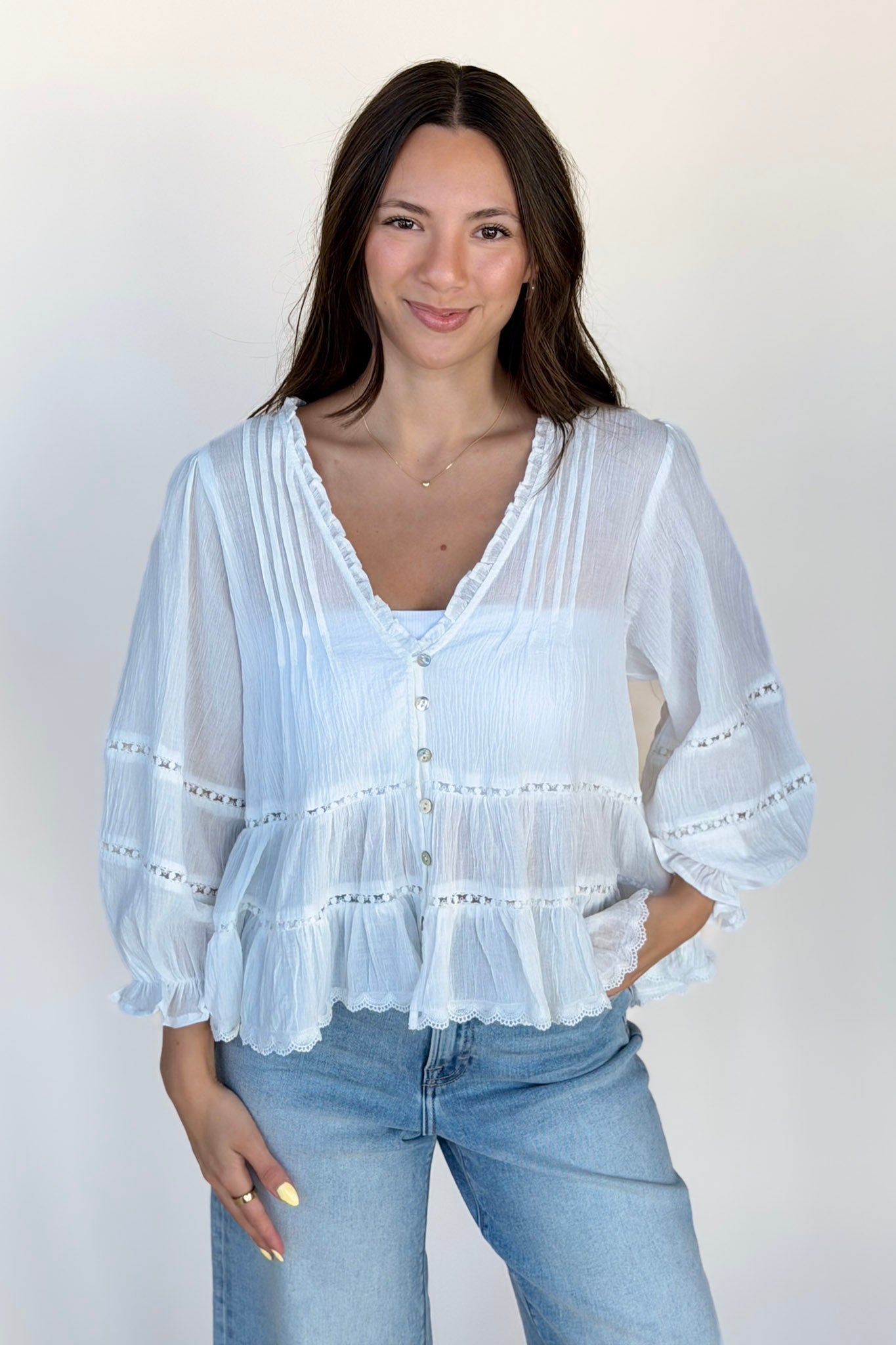 Jenna Cotton Blouse