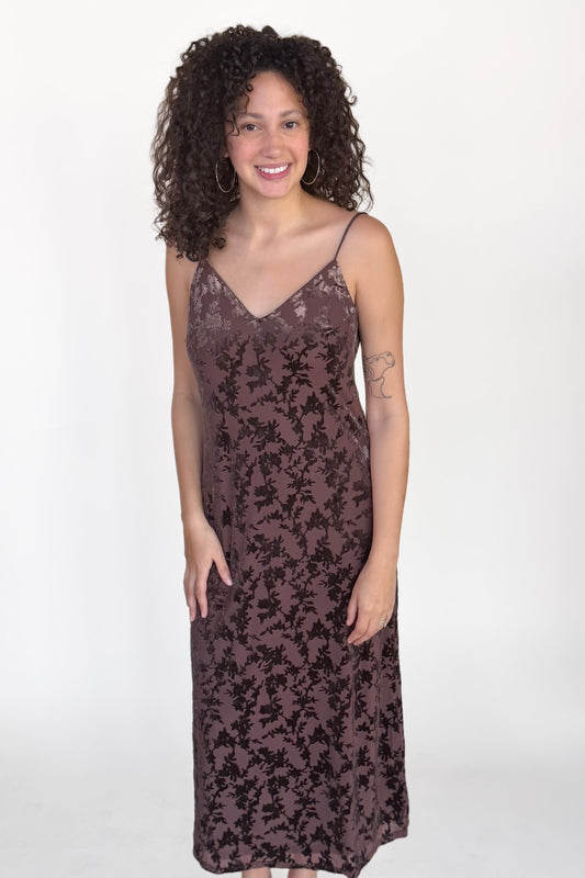 Reese Velvet Slip Dress