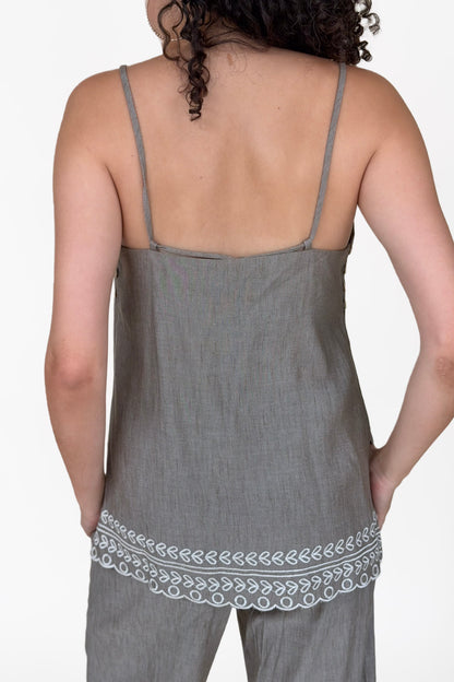 Sloane Embroidered Tank