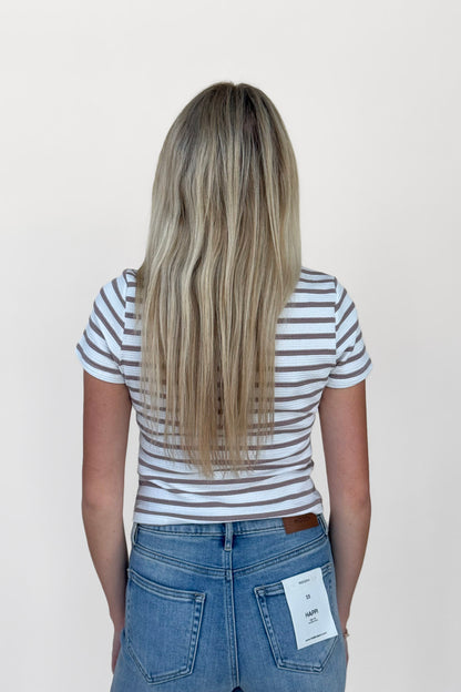 Sadie Crop Stripe Top