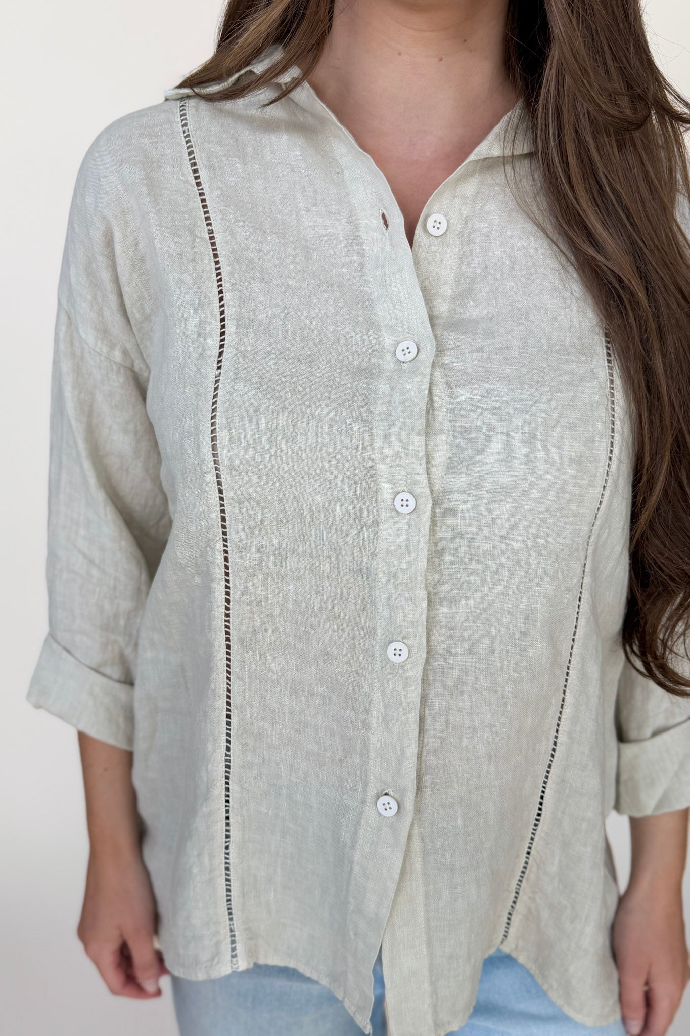 Milio Milano Open Stitch Button Down