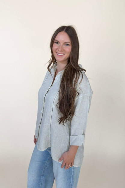 Milio Milano Open Stitch Button Down