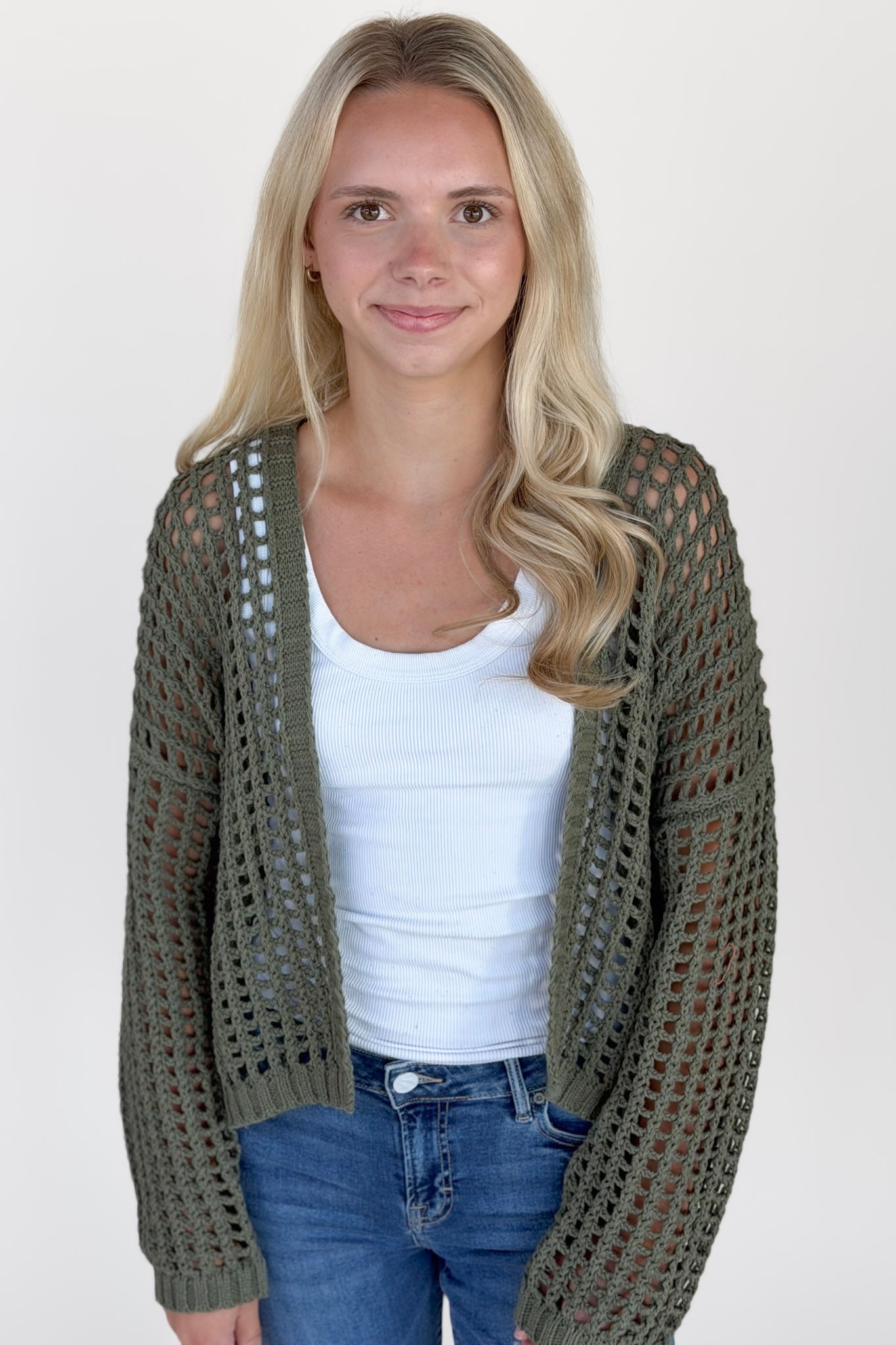 Carter Crochet Cardigan