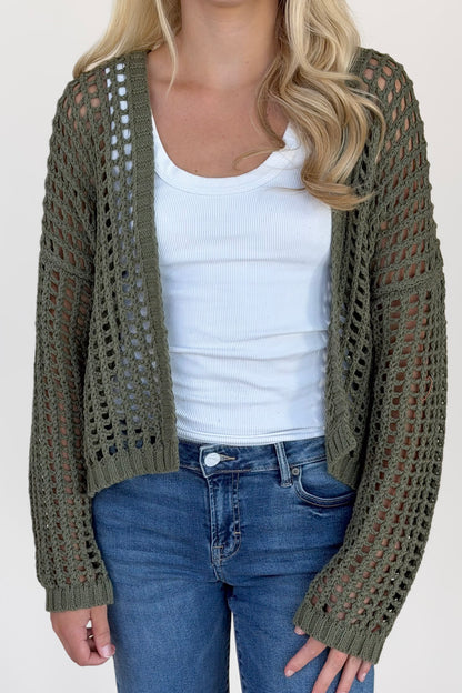 Carter Crochet Cardigan