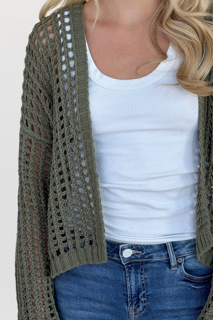 Carter Crochet Cardigan