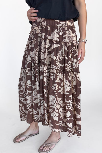Britt Floral Maxi Skirt
