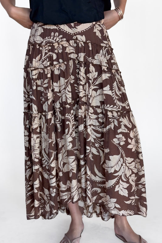 Britt Floral Maxi Skirt