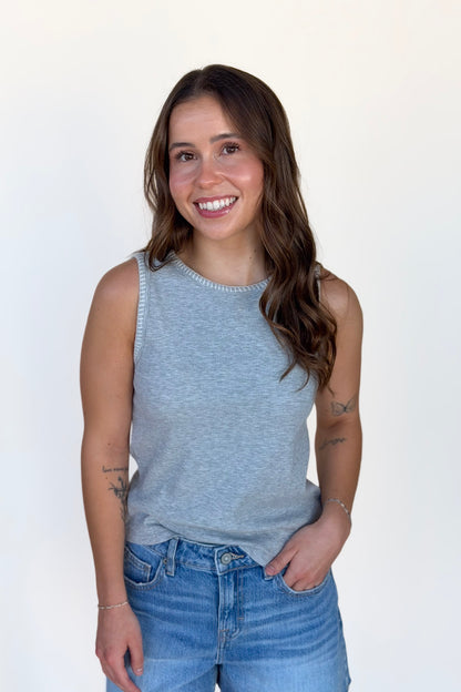 Lauren Ribbed Tank