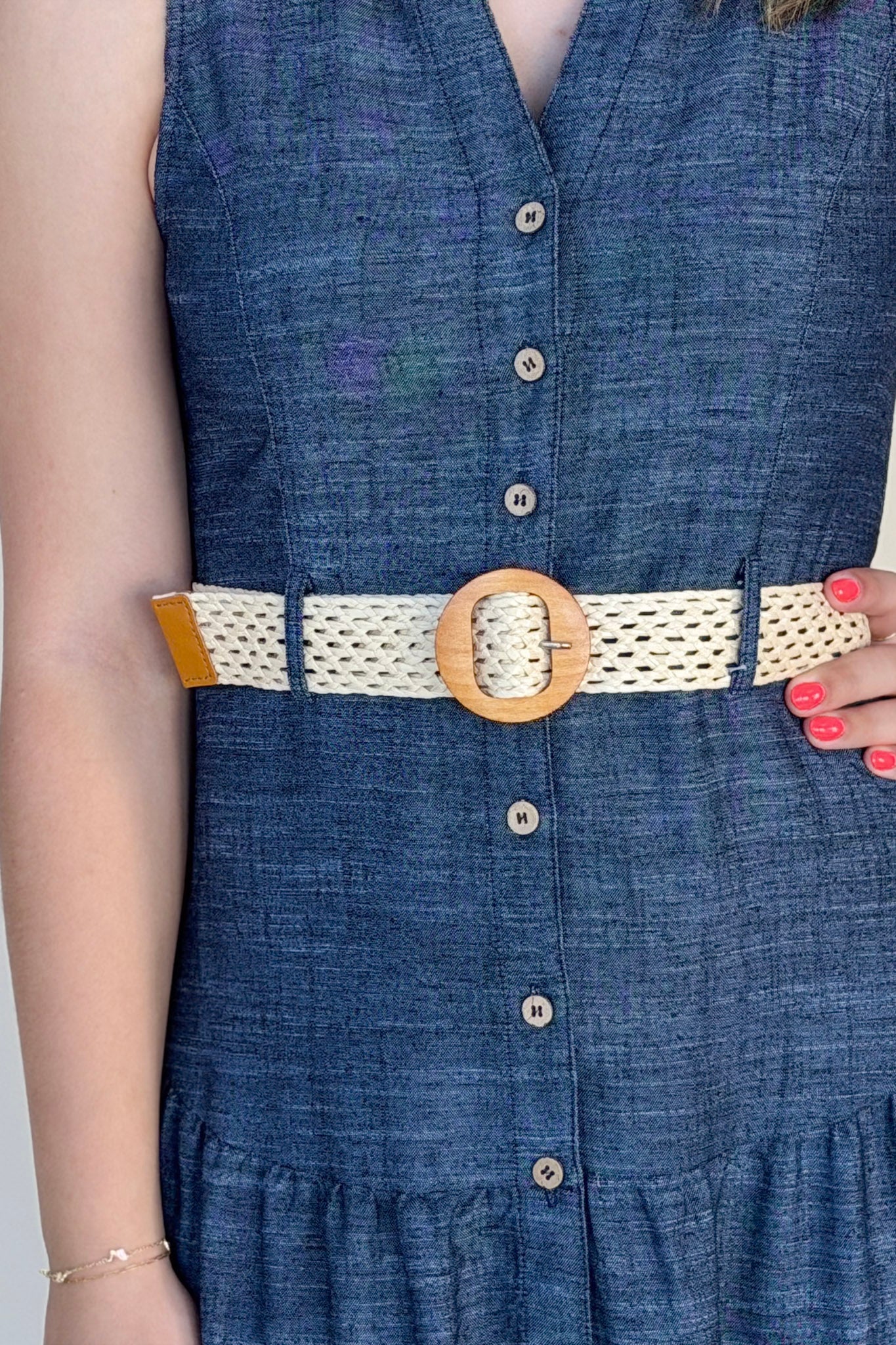 Mallory Button Down Midi Dress