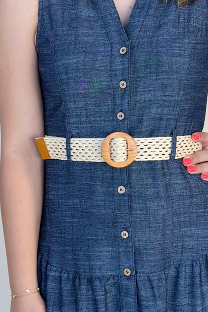 Mallory Button Down Midi Dress