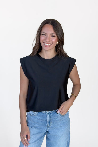 Satin Boxy Top