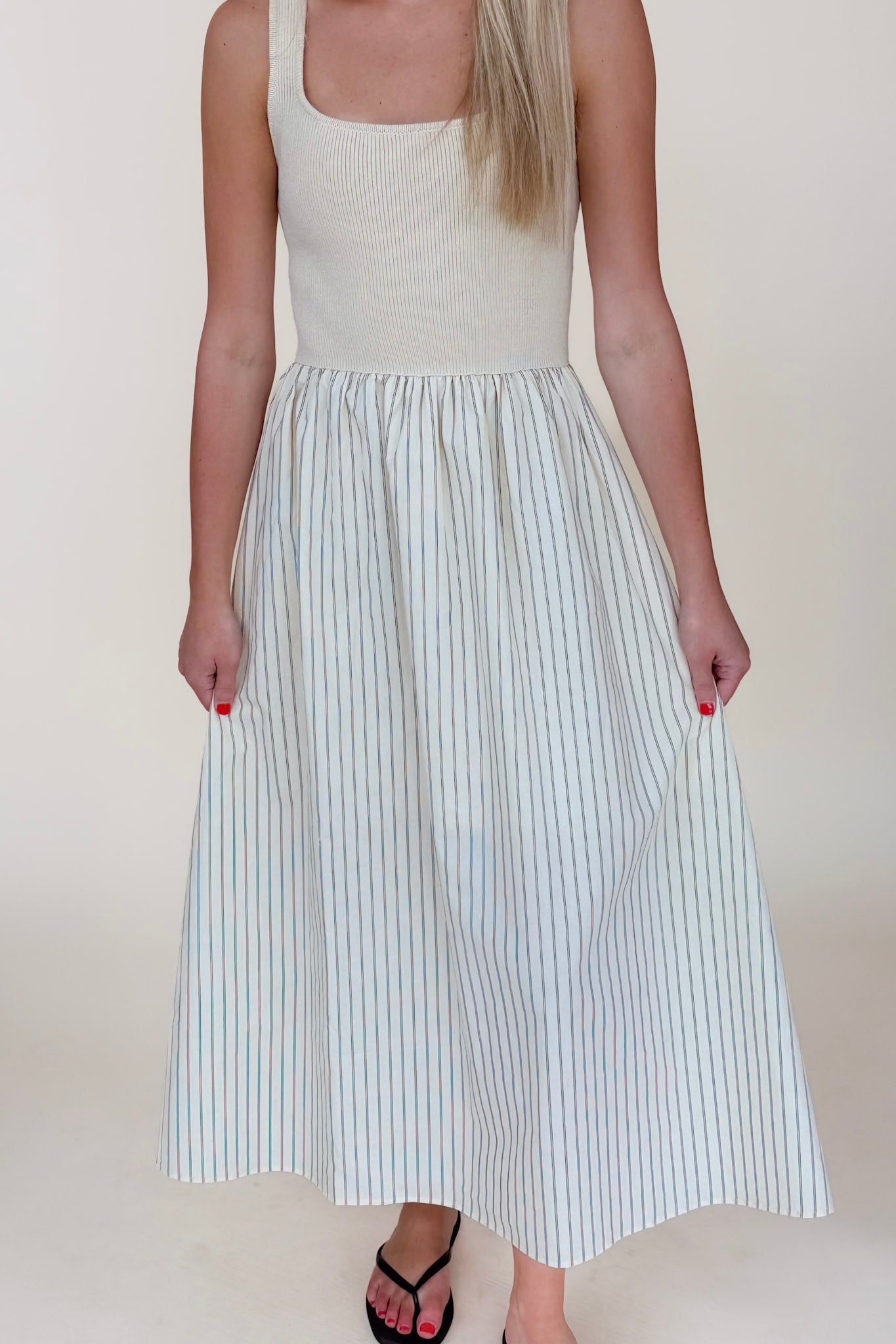 Dani Stripe Midi Dress