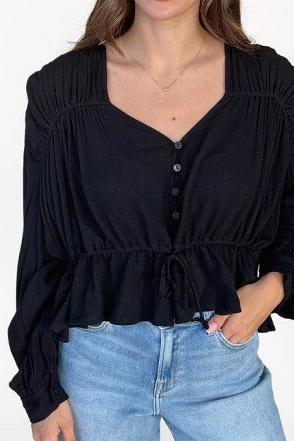 Priscilla Button Blouse