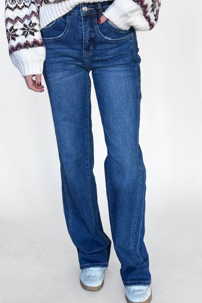 Aubrey Cuffed Denim
