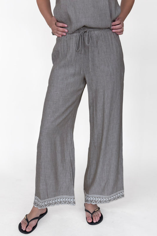 Sloane Embroidered Pant