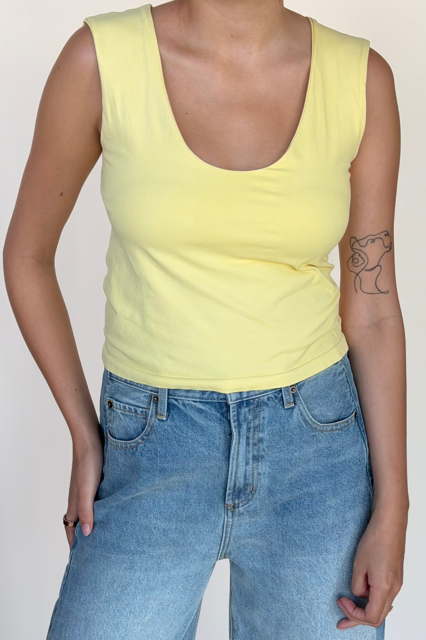 Free People Clean Lines Muscle Tank