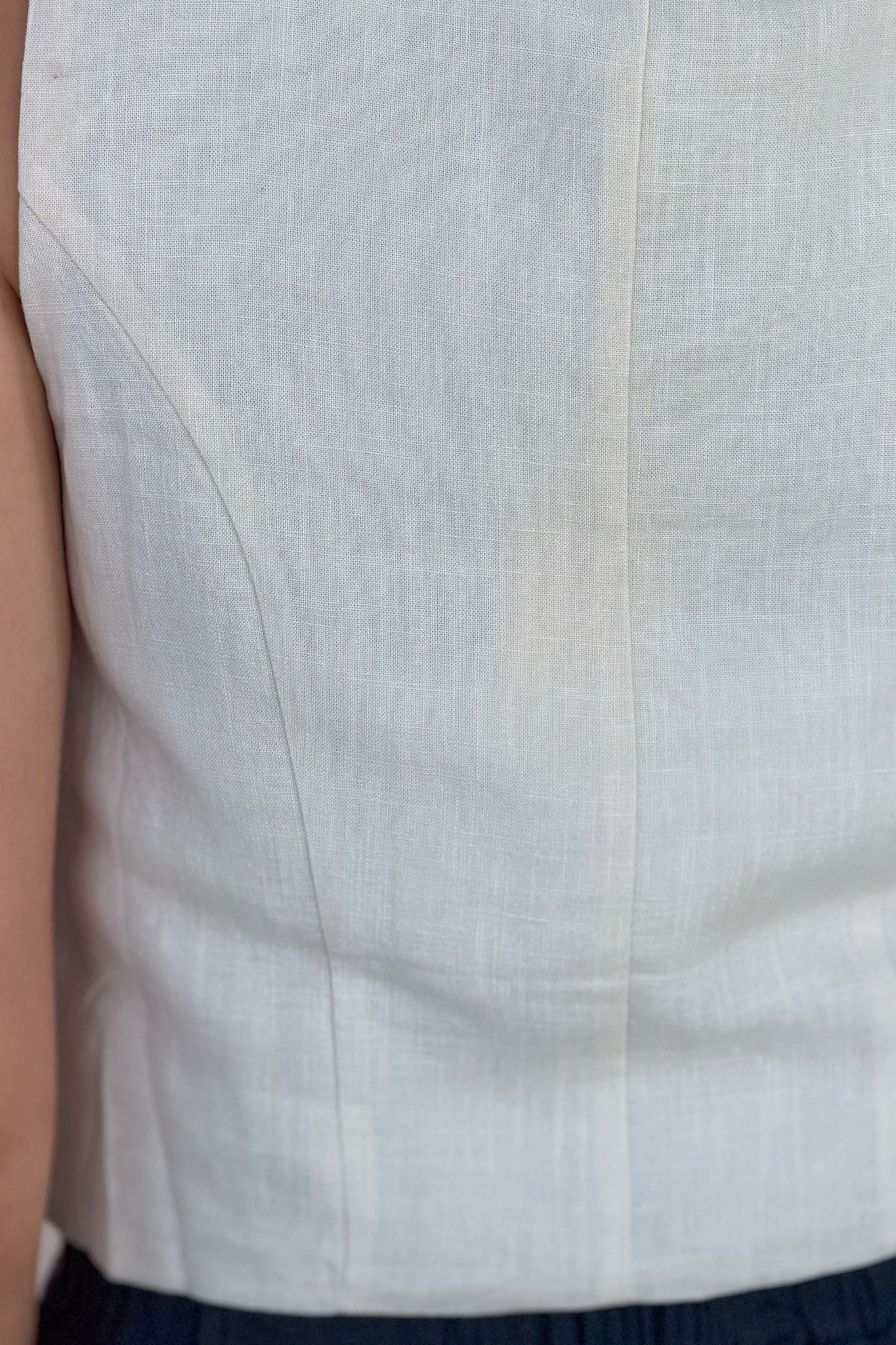 Bonnie Button Up Linen Vest
