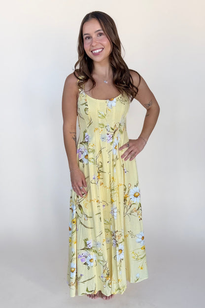 Delaney Floral Midi Dress