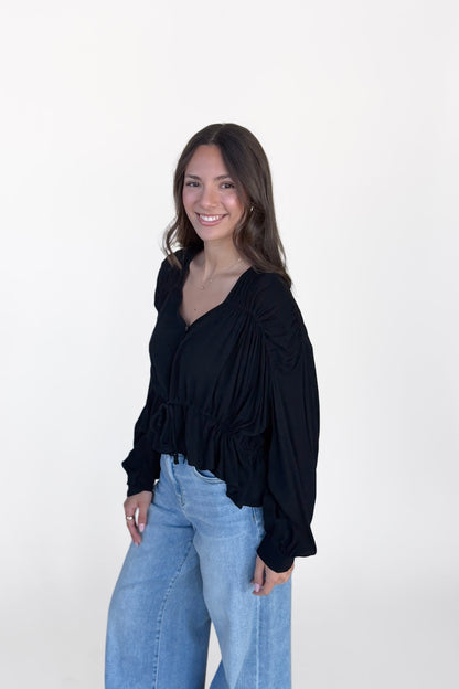Priscilla Button Blouse