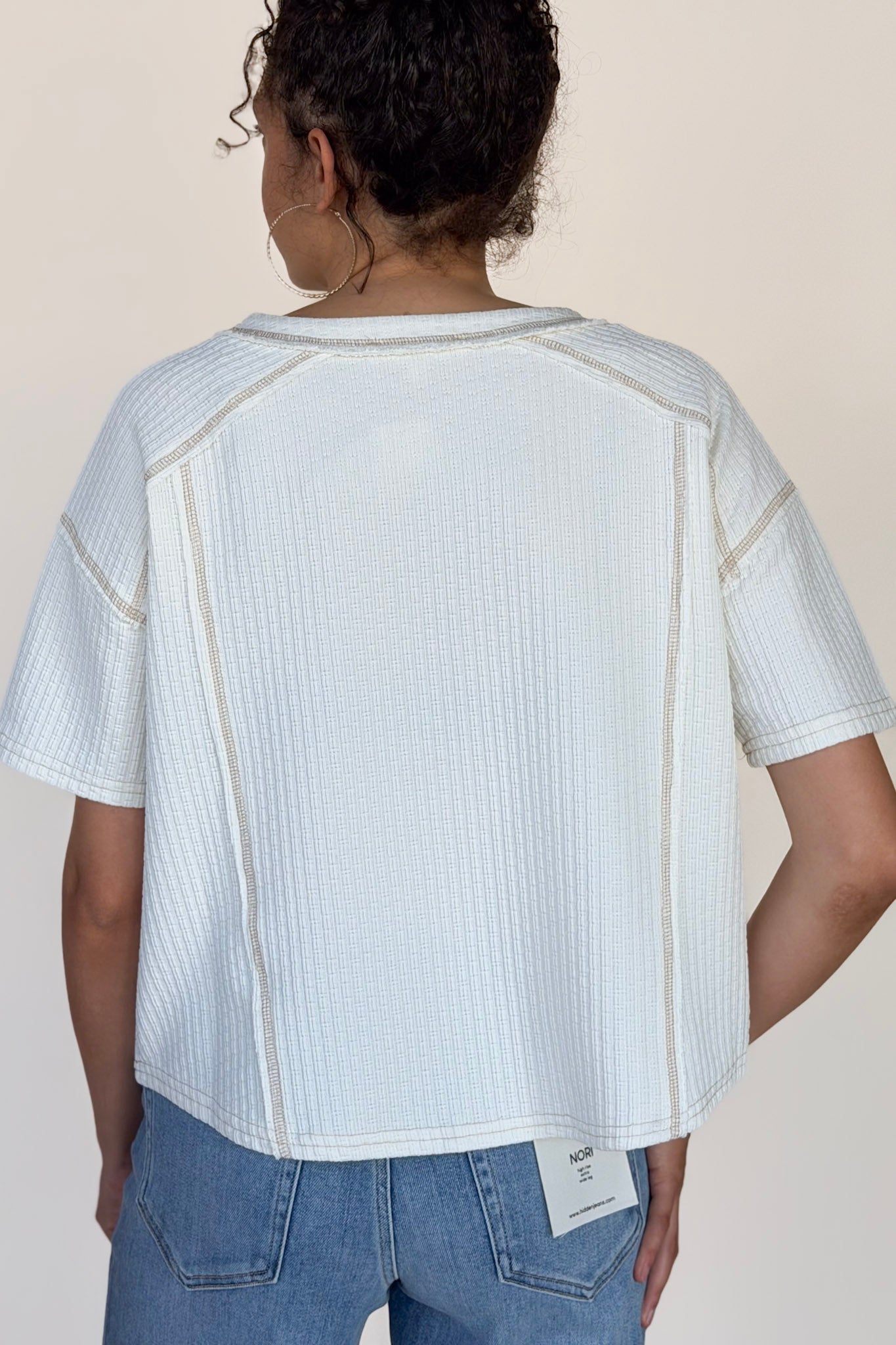 Kennedy Textured Henley Top
